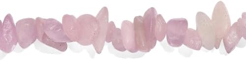 Kunzite 300.00 ctw Chips Necklace 24 Inches