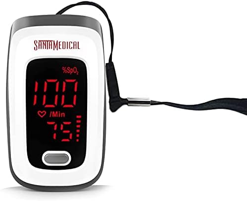 Fingertip Pulse Oximeter, Blood Oxygen Saturation Monitor (SpO2) with Pulse Rate Measurements and Pulse Bar Graph