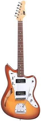 IYV IJG-200 TSB Strat Solid-Body Electric Guitar, Tobacco Sunburst