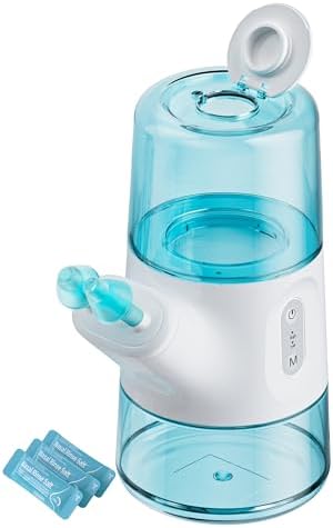 MAOEVER Nasal Irrigation System – Sinus Rinse Machine with Dual Water Tank, Automatic Waste Collection & Adjustable Water Flow