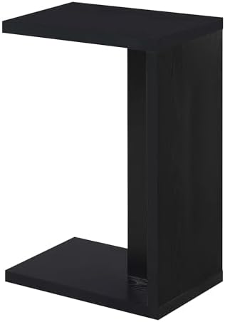 Convenience Concepts Northfield Admiral C Shaped End Table 18" - Contemporary Modern C Shaped Side Table