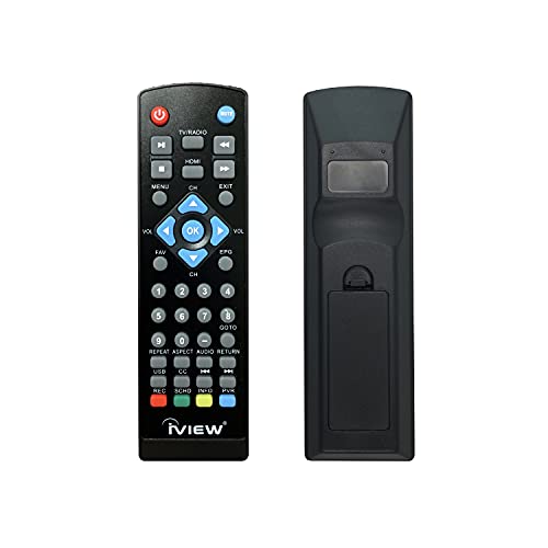 iView 3300STB ATSC Converter Box with Recording, Media Player, Built-in Digital Clock, Analog to Digital, QAM Tuner, HDMI, USB