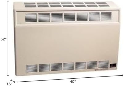 Empire Comfort Systems Direct-Vent Wall Furnace Size: 35,000 Btu, Fuel: Liquid Propane