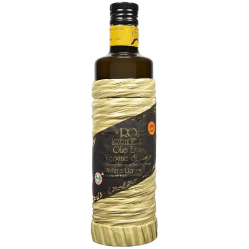ROI Italian Extra Virgin Olive Oil - Made from Ligurian Taggiasca Olives - Polyphenol Rich EVOO - DOP Certified - Fresh Cold Pressed in Italy - Low