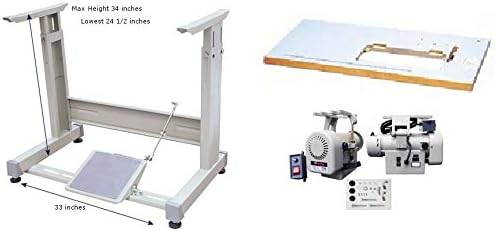 Juki Heavy Material Industrial Straight Stitch Sewing Machine, Table & Servo Motor Assembly Required.