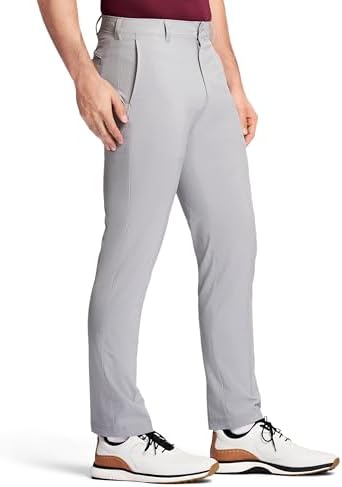 Izod Mens Golf Swingflex Straight-fit Flat-Front Pants