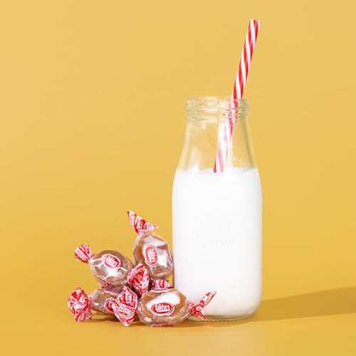 Goetze's Candy Classic Vanilla Caramel Creams, 5 lb Bulk Bag | Individually Wrapped Chewy Caramel & Vanilla Cream Treats, Fresh from the Factory