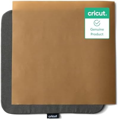 Cricut EasyPress Mat, Protective Heat-Resistant Mat for Heat Press Machines and HTV and Iron On Projects, [12" x 12"] (2004475)
