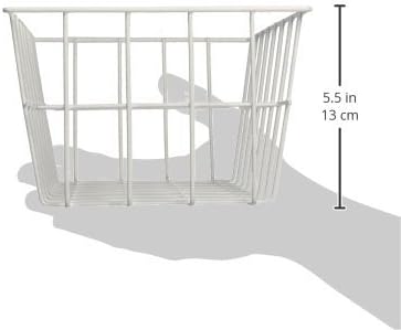 Grayline 40604, Deep Storage Basket, White