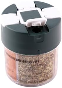 Coghlan's Multi-Grill Shaker – 4-in-1 Outdoor Spice Shaker with Flip-Top Lids for Chicken, Seafood, Steak, and Grilling Blends – Durable, Compact