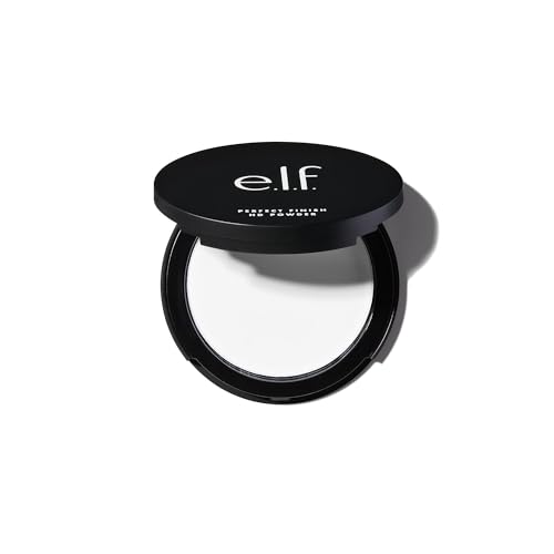 e.l.f. Perfect Finish HD Powder, Blurs Fine Lines & Imperfections, All Day Wear, Perfect for On The Go, 0.28 Oz