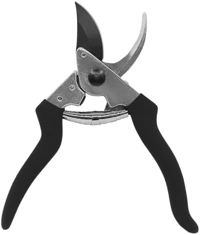 Zenport Z201 Heavy Duty Pruner, Bypass Euro, Black Handles, Steel, 8-Inch