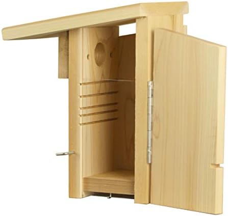Cedar Super Bluebird House with Steel Pole Package (1)