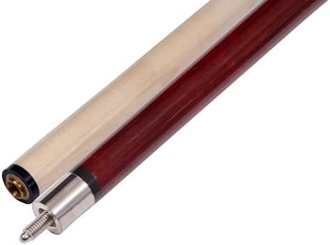 Accuplay Billiards 58" - 2 Piece Break Pool Cue Stick Made of Hardwood Canadian Maple - 23 Ounce Choose Black, Red, Green or Blue