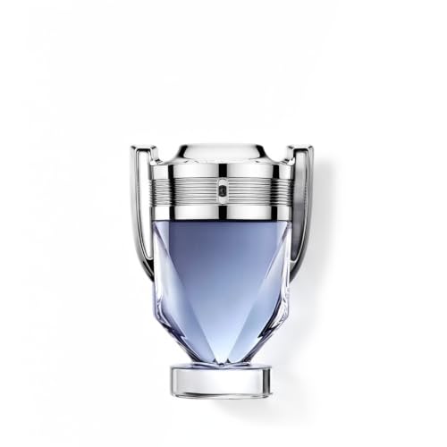 Rabanne Invictus Eau de Toilette - Long Lasting Woody Aquatic Cologne for Men with Marine, Grapefruit & Guaiac Wood - Trophy Bottle French Fragrance Spray from Paris