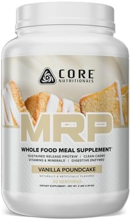 Core Nutritionals MRP Meal Replacement, Vanilla Poundcake, 3 lb