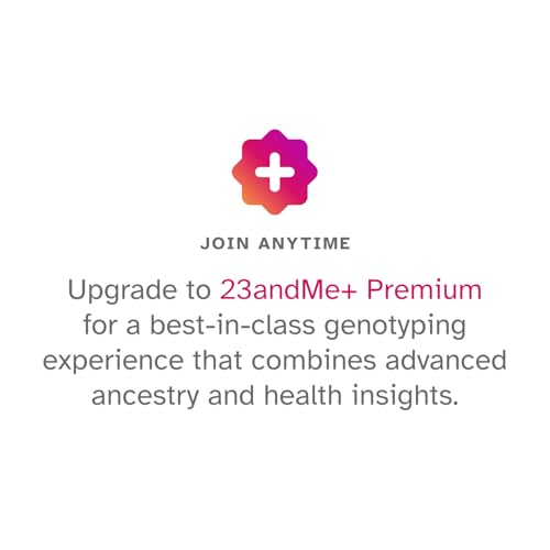 23andMe Ancestry Service - DNA Test Kit, Personalized Genetic Legacy, 4, 500+ Geographic Regions, Ancestry Test, Family Tree, DNA Relative Finder