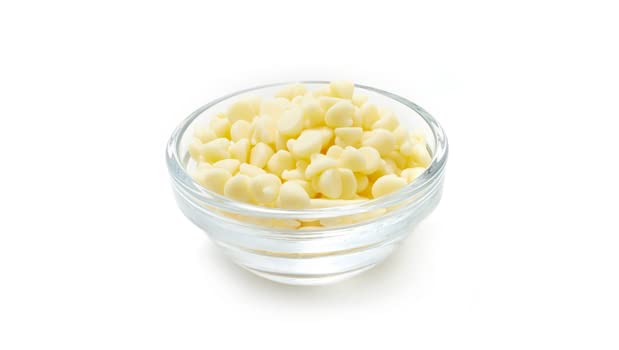 Yupik White Chocolate Chips, 2.2 lb (35.2 oz), Gluten-Free, Kosher, Small Size, Made with Cocoa Butter, Sweet Flavor, Melts Smoothly, Ideal for Baking, Snacking & Topping