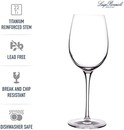 Luigi Bormioli Crescendo Bourgogne Wine Glasses - Clear, Set of 4