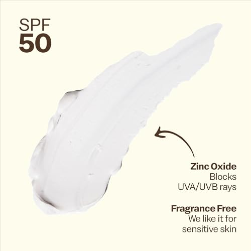 Sun Bum Mineral SPF 50 Face Stick Sunscreen - Travel Size, 0.45 oz | Broad Spectrum Sunscreen, for Sensative Skin, Vitamin E, Hawaii 104 Act Compliant (No Octinoxate & Oxybenzone)