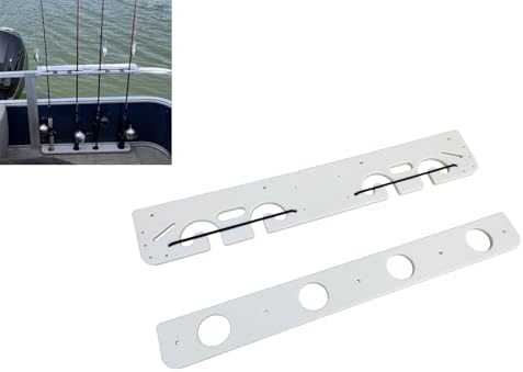 Brocraft Deluxe 4 Rod Pontoon Boat Tackle Rack