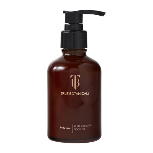 True Botanicals Pure Radiance Body Oil | Anti-Aging Body Oil for All Skin Types | Moisturize & Restore Skin Health | Dermatologist Tested, All Natural