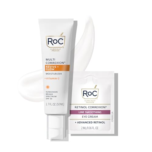 RoC Multi Correxion Revive + Glow 10% Vitamin C Face Moisturizer, 1.7 oz