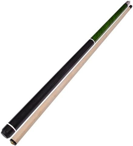 Accuplay Billiards 58" - 2 Piece Break Pool Cue Stick Made of Hardwood Canadian Maple - 23 Ounce Choose Black, Red, Green or Blue