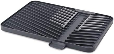 Joseph Joseph Flip-Up Drain Board with Foldable Dish Rack, One-size, Gray