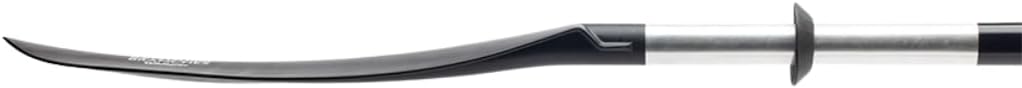 Bending Branches Whisper Kayak Paddle – 2‑Piece Aluminum Shaft, Polypropylene Blades, Adjustable 0°/60° Feathering, Black Comfort Grips, Dihedral Blade Design for Recreational Paddling