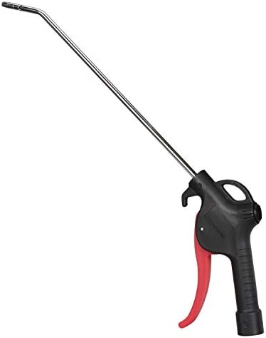 Pistol Grip Air Blow Gun with 10 Inch Extended Angled Safety Tip Nozzle Pneumatic Air Compressor Accessories Clean Up Tool Duster 90 Max PSI