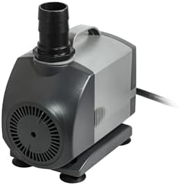 Jebao FA-5000 1200GPH Submersible Fountain Pump for Hydroponics, Aquaponics, Waterfall, Fish Pond