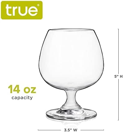 True Coupe Glass, Martini Glasses for Cocktail Party, Perfect for Espresso Martini, Manhattan, Champagne, Elegant 7 oz Glassware for Home Bars