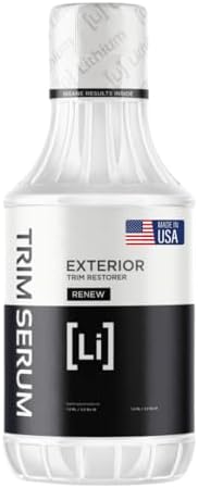Trim Serum- Plastic Restorer for Cars- Restores Even the Most Damaged Plastic, Rubber