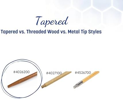 Carlisle 60" Flo-Pac® Tapered Wood Handle
