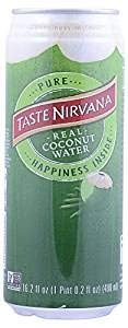 Taste Nirvana Real Coconut Water, Coco Real Premium Coconut Water, 16.2 Ounce Cans (Pack of 24)