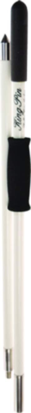Panther Marine KPP120B King Pin Anchor Pole - 2 Piece, 12' - Black