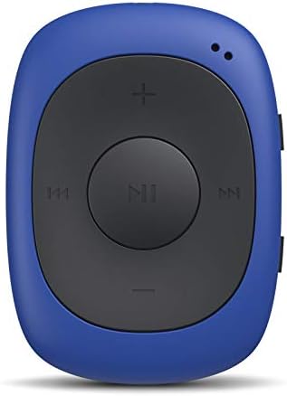 AGPTEK G02 8GB Clip MP3 Player with FM Shuffle & Sweatproof Silicone Case | Screen-Free Portable Music Player, No Bluetooth, Simple for Sports, Running & Walking