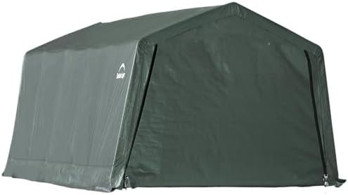 ShelterLogic Replacement Cover Kit (Frame Not Included) 12 x 20 x 8 ft. Peak 7 oz Green Fits Models 62691,62791,62678