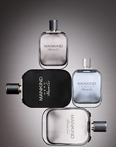 Kenneth Cole Mankind Eau de Toilette Spray Cologne for Men, Aromatic Woody Fragrance, Notes of Cardamom, Cedarwood, Sandalwood, Oak Moss, Modern + Masculine Scent