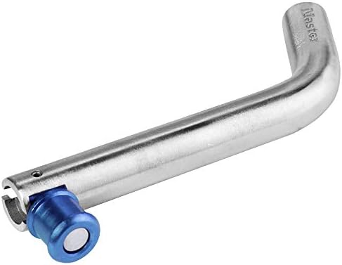 Master Lock Trailer Hitch Pin Stainless Steel Class III/IV Rating 1465DAT | Trailer Hitch, Barrel Head Hitch Pin Helps Secure Rvs, Trailers, Vehicles