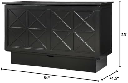 Essex Creden-ZzZ Cabinet Bed | Black