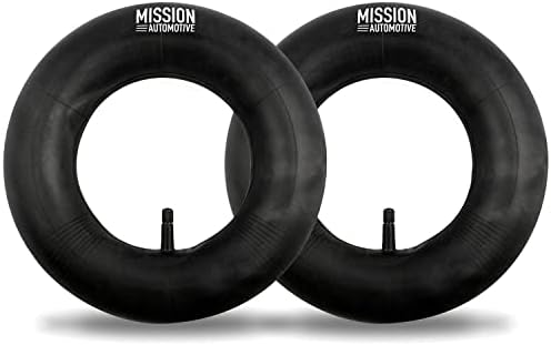 Mission Automotive 4.80/4.00-8 in Tire Inner Tubes for Wheelbarrow Wheels - Fits Trailer Tire Tube - Pack of 2