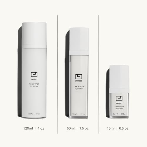 U Beauty The SUPER Hydrator - Mega-Dose Skin Hydrator and Hyaluronic Acid Moisturizing Cream with Peptides and Grapeseed Oil for Supple, Smooth