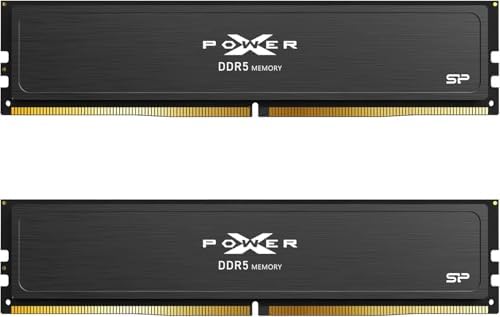 Silicon Power Value Gaming DDR5 32GB (2x16GB) 6000MT/s (PC5-48000) 288-pin CL30 1.35V UDIMM Desktop RAM Computer Memory SP032GXLWU60AFDJ