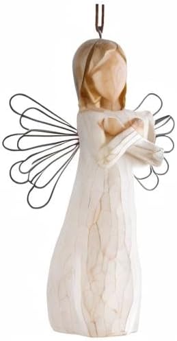 Willow Tree Holy Family, Sculpted Hand-Painted Hanging Ornament | Sentimental Keepsake Gift for Loved Ones, Cast from a Susan Lordi Original Carving, Cast Resin, Ready to Hang