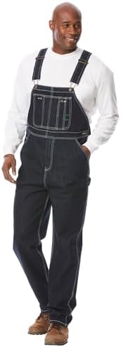 by KingSize Men's Big & Tall Denim Overalls