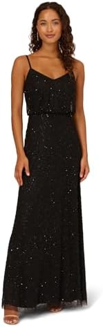 Adrianna Papell Women's Long Blouson Dress