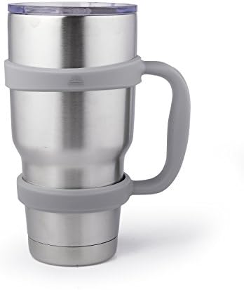 STRATA CUPS 30 oz Tumbler Handle - Available For 30 oz YETI Tumbler, OZARK TRAIL, Rambler Tumbler- BPA free (Black)