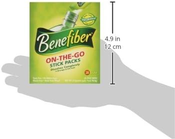 Benefiber Stick Pack Fiber Supplement, Taste Free, Dissolves Completely 28-4g(0.14oz) 2PACK TOTAL 56 STICKS